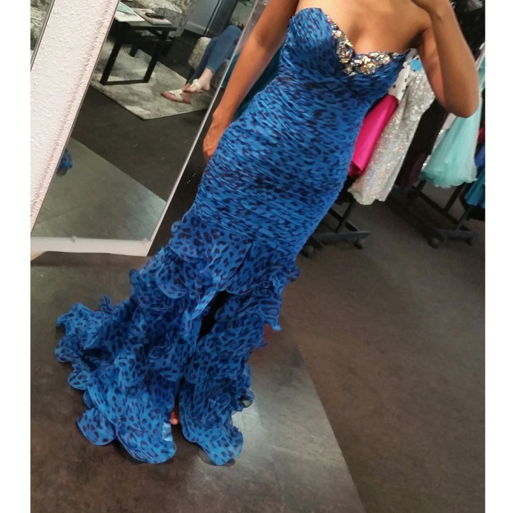 Leopard Print Formal Dress